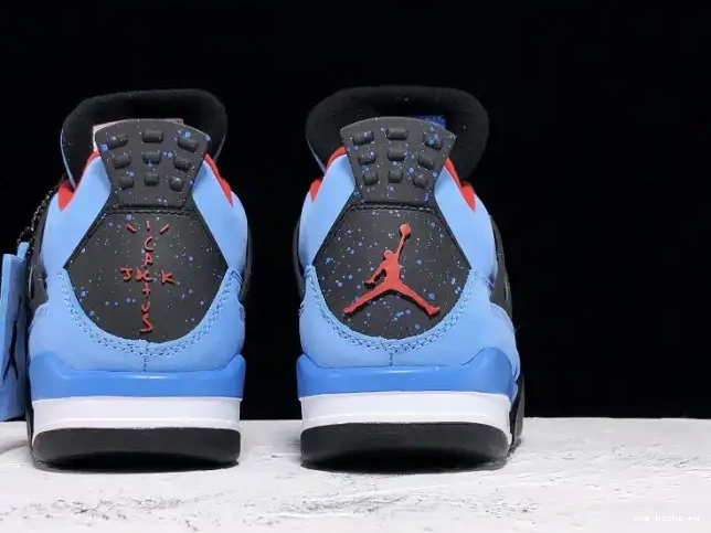Rep Onekick x Jack Cactus 308497-406 Jordan 4 Air Scott Travis 0502